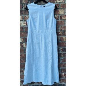 Ann Taylor midi dress color white size 8 in excellent condition. Original price